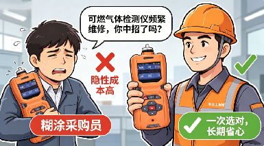 可燃氣體檢測儀總頻繁維修？低價設備藏著不少隱性成本