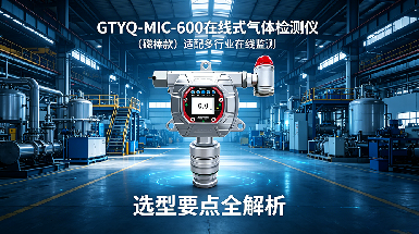 GTYQ-MIC-600在線式氣體檢測(cè)儀（磁棒款）適配多行業(yè)在線監(jiān)測(cè)，選型要點(diǎn)全解析