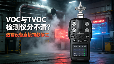 90%工廠采購踩坑！VOC檢測儀與TVOC檢測儀到底差在哪？真實案例講透選型邏輯