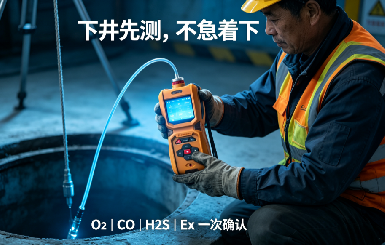 鉆罐下井前先掏它！老安全員揣了6年的“保命神器”，便攜式四合一氣體檢測儀