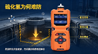 污水廠硫化氫泄漏要怎么監(jiān)測？便攜式硫化氫氣體檢測儀推薦